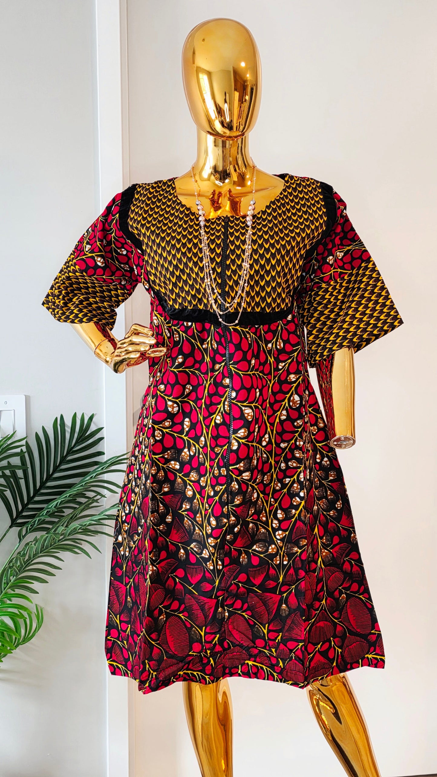 African Ankara Print Mixed Pattern