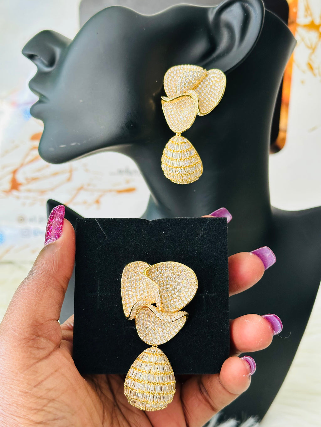 Luxury Cubic Zirconia Earring