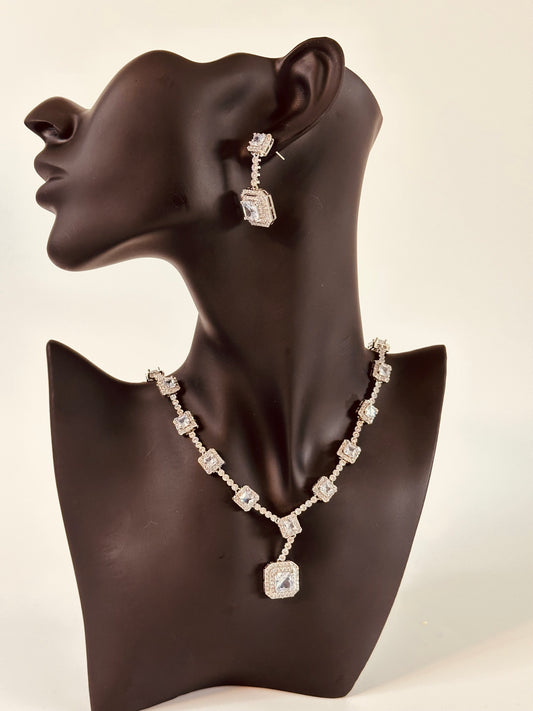 2pcs Cubic Zirconia Set