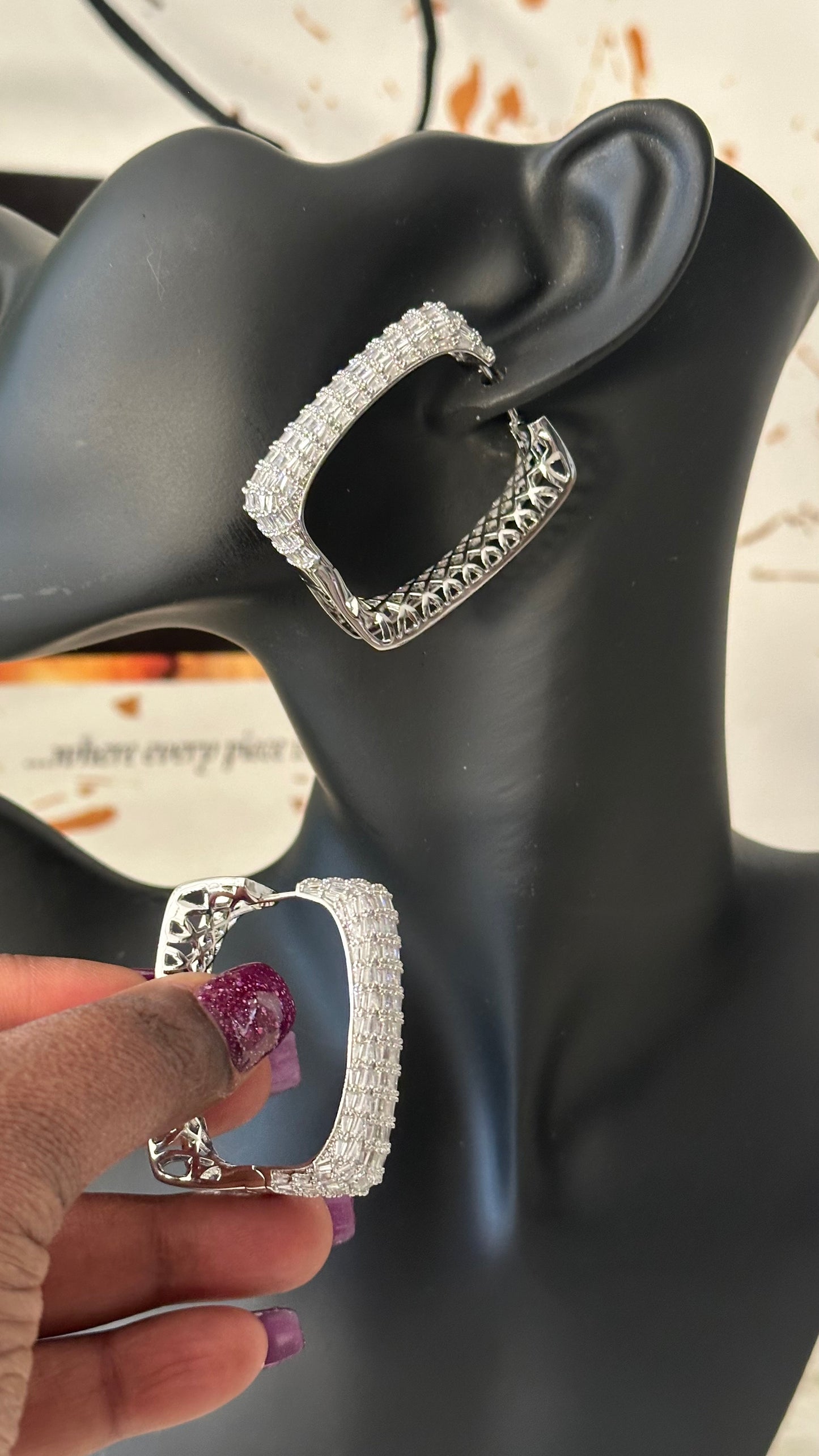 Cubic Zirconia Earring