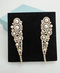 Pearl & CZ Cascading Chandelier Earrings