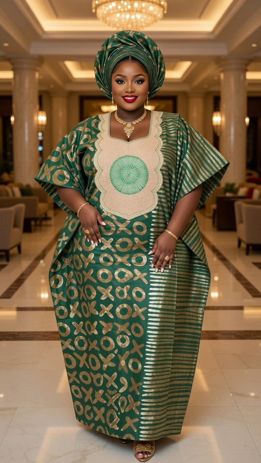 Exquisite Ankara Boubou
