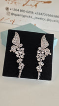 Luxurious Butterfly-inspired Drop Earring