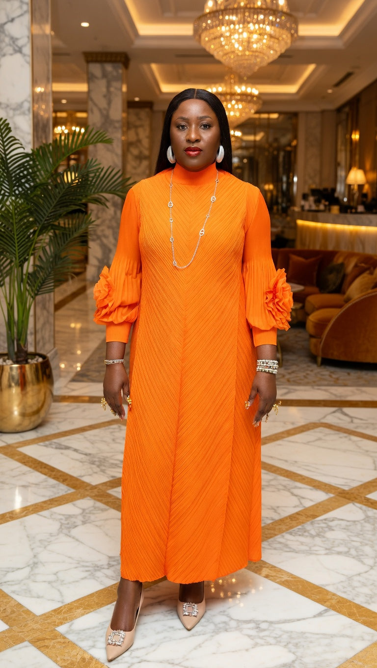 Elegant Miyaki Turkish Dress