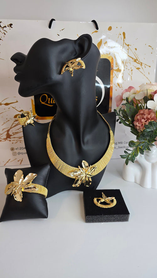4pcs 18karat Brazilian Gold