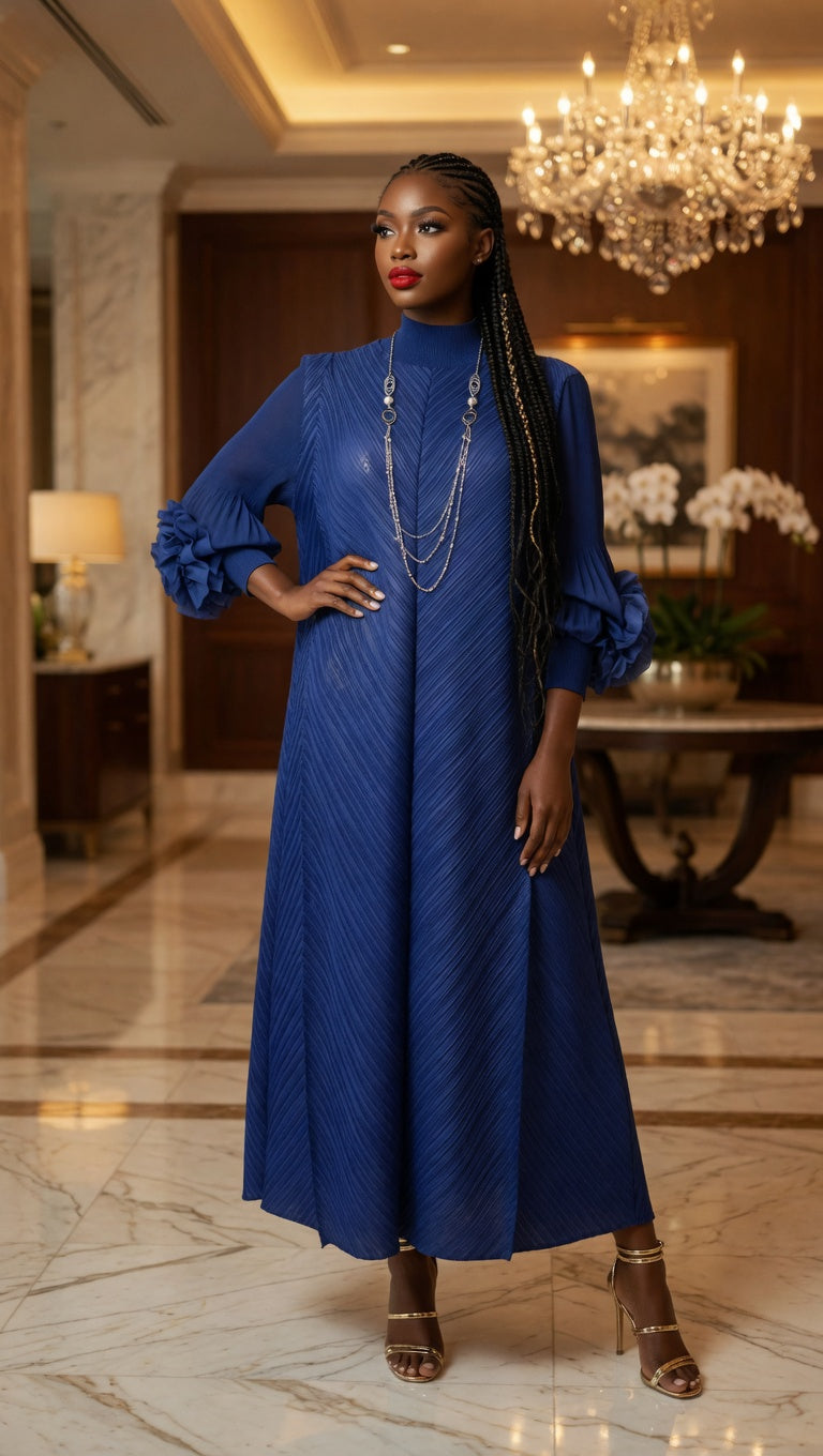 Elegant Miyaki Turkish Dress