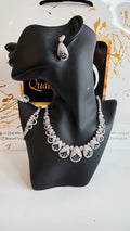 Luxury CZ Teardrop 4pcs Jewelry Set – Necklace, Bracelet, Ring & Earrings (Copy)