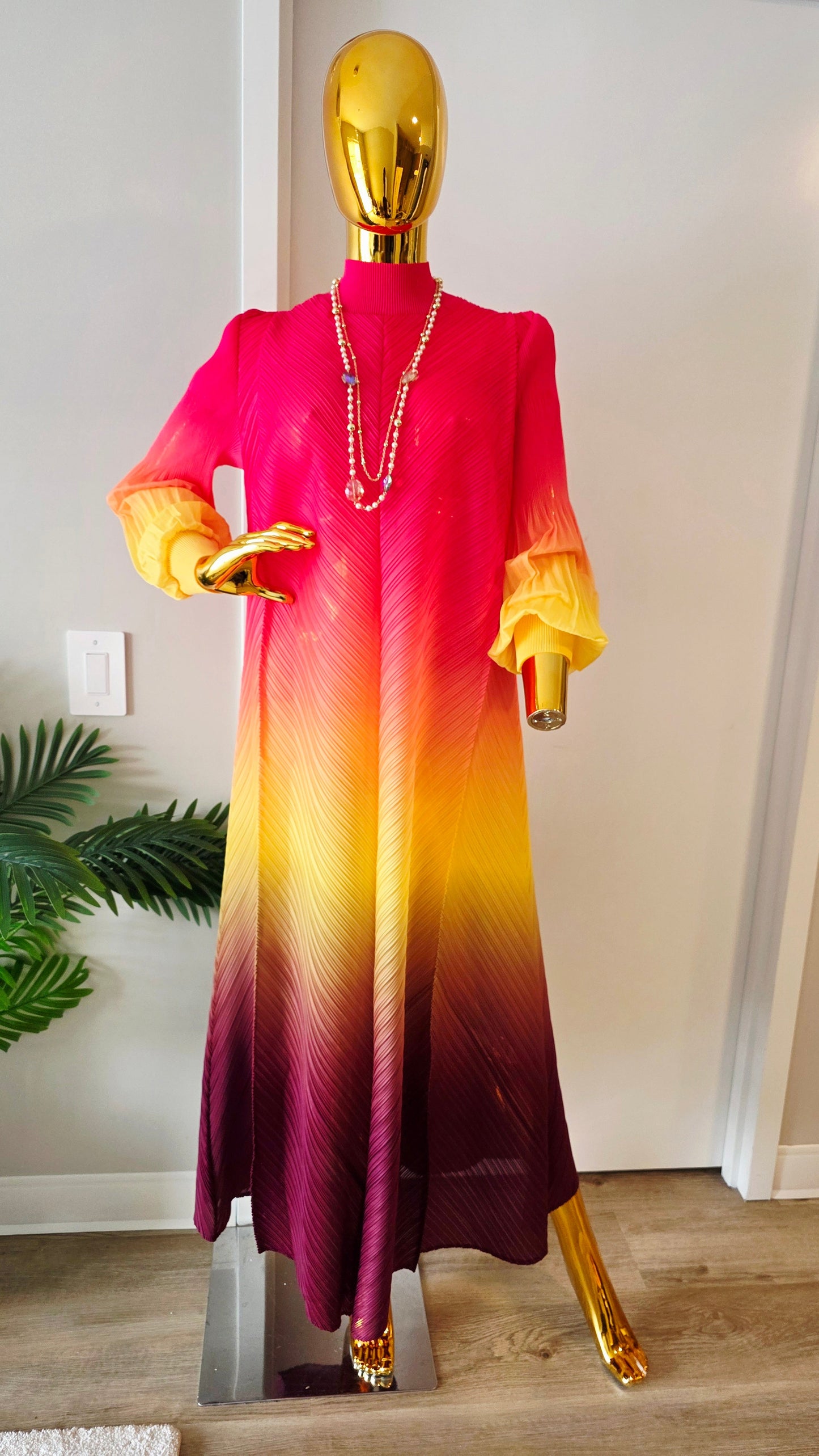 Miyaki Ombre Maxi Dress - Turkish Import