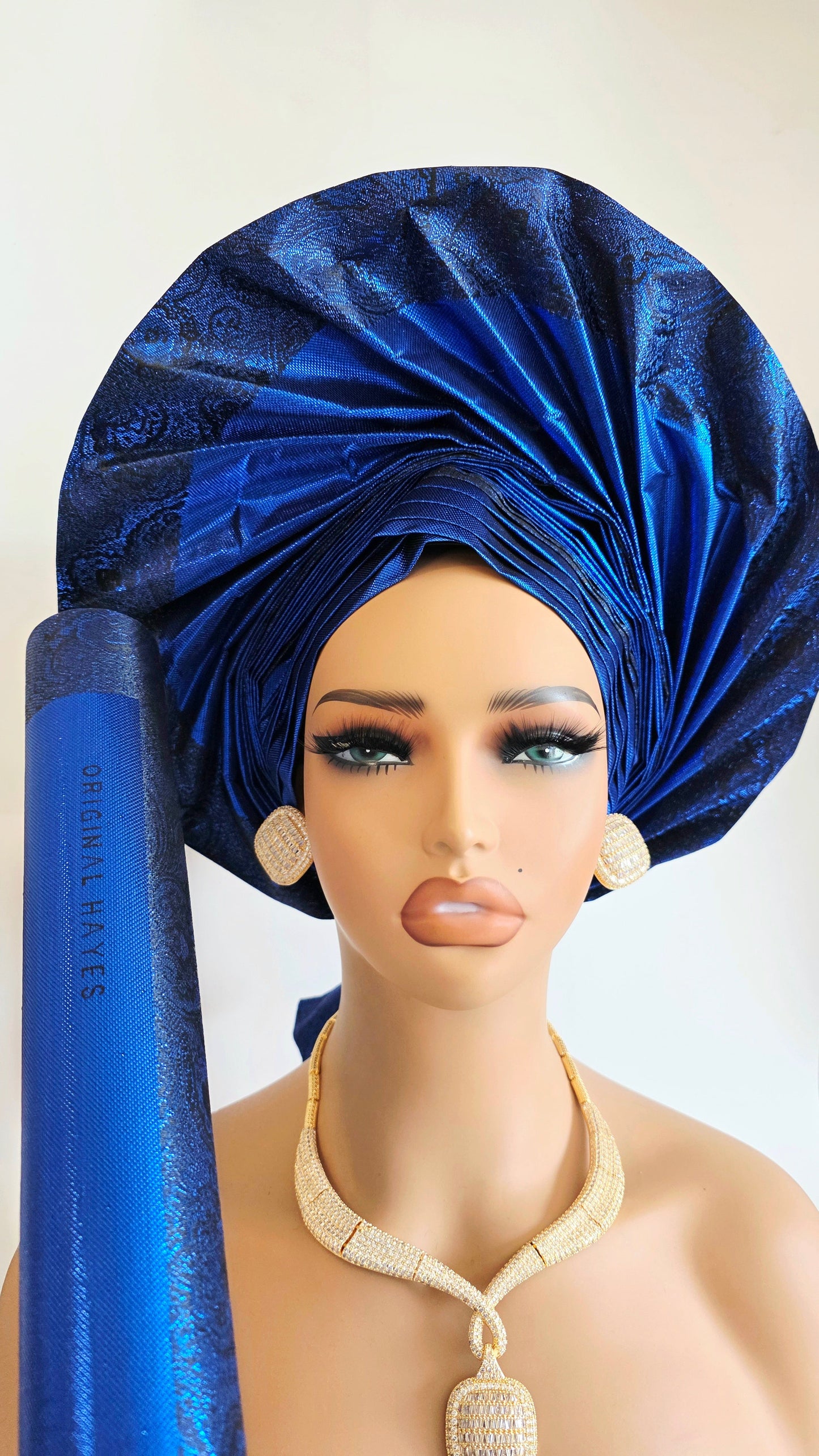 Original Hayes Auto Gele – Royal Blue