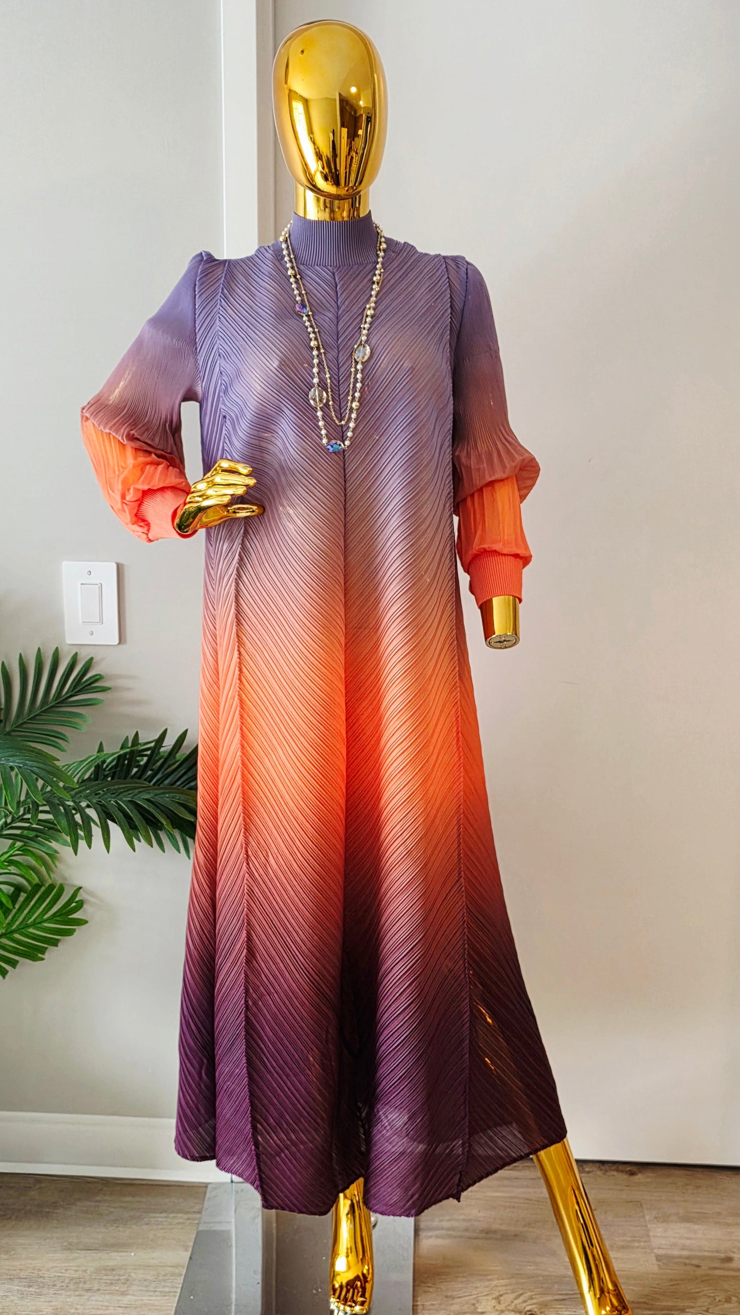 Miyaki Ombre Maxi Dress - Turkish Import